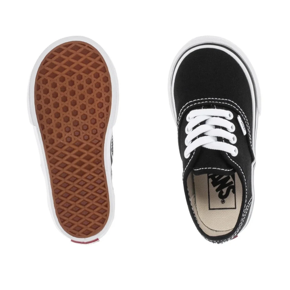Vans Kids Black and White Shoes